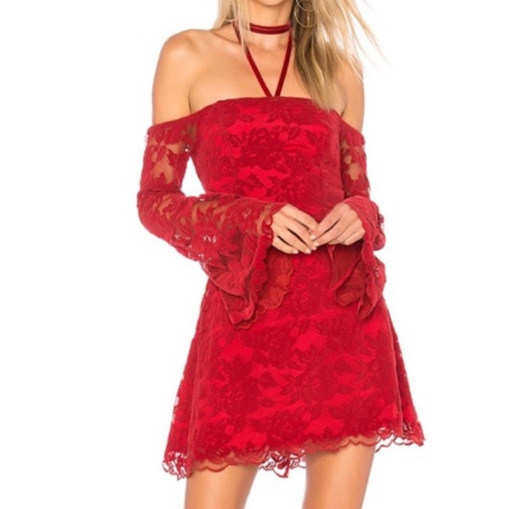 Gorgeous Red Lita Dress by Lovers + Friends